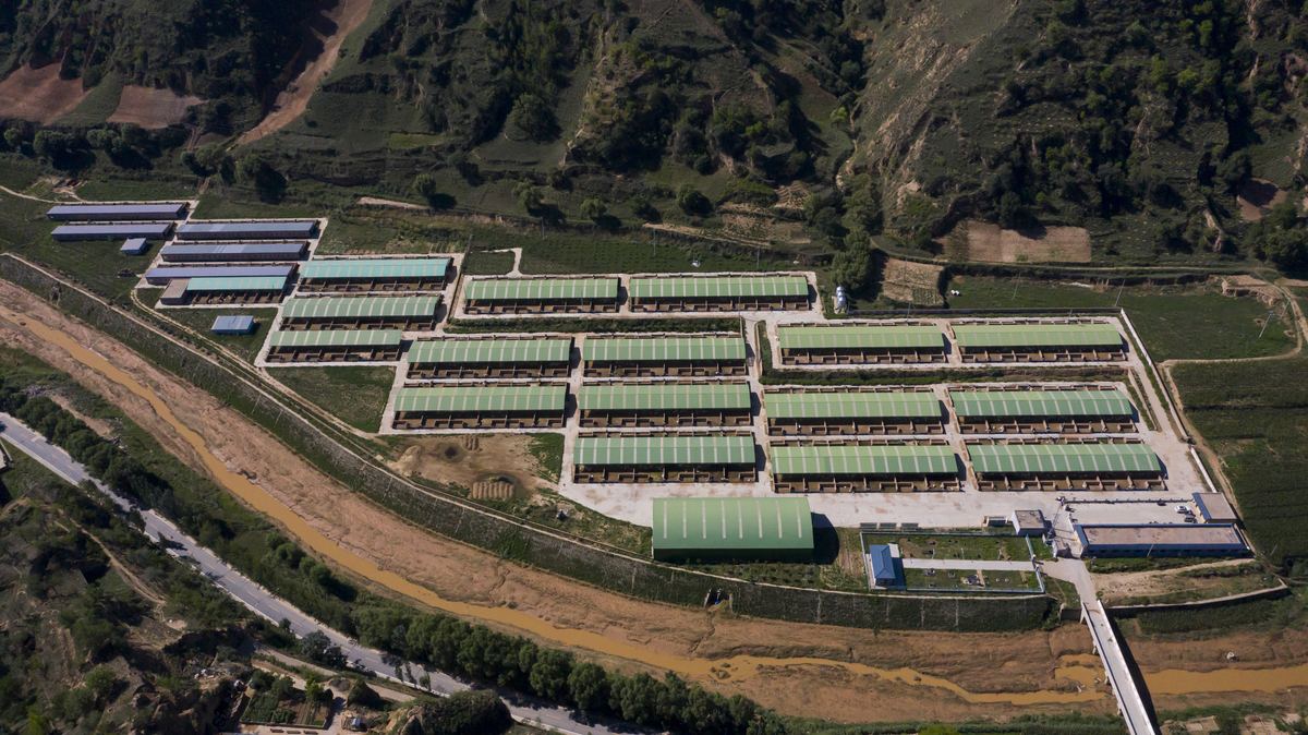 Farm landscape Shaanxi